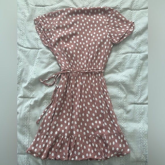 Abercrombie Pink Wrap Dress - Picture 5 of 6